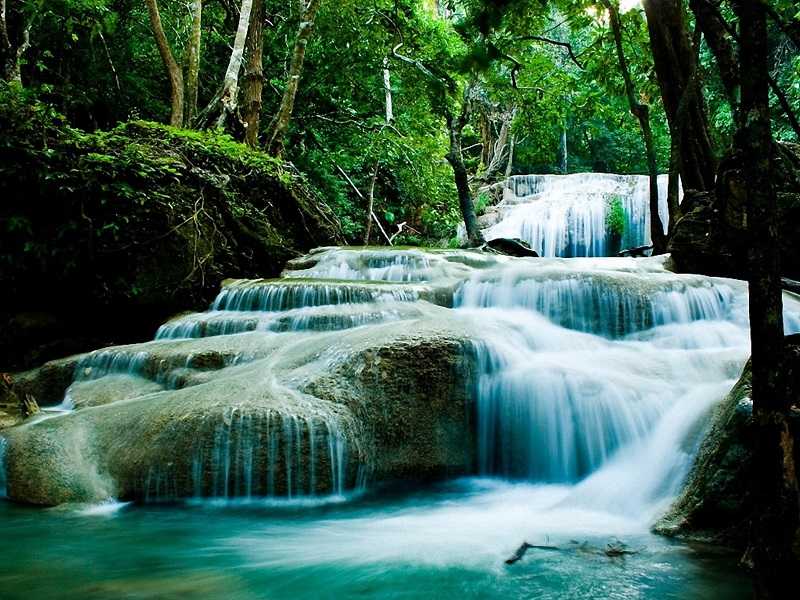 Тайланд национальный парк Эраван